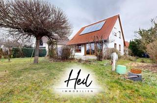 Einfamilienhaus kaufen in 04683 Naunhof, Einfamilienhaus mit unverbauten Feldblick l moderne Wärmepumpe I PV-Anlage I große Terrasse