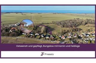 Haus kaufen in 23948 Klütz, Ostseenah und gepflegt, Bungalow mit Kamin und Feldlage