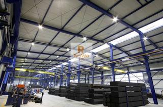 Gewerbeimmobilie mieten in 74523 Schwäbisch Hall, Mietflächen mit Profil. 9.000 m² Hallenkompetenz auf 11,50 m Höhe!