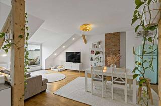 Wohnung mieten in August-Bebel-Straße 34, 06108 Halle, Stilvolle Dachgeschosswohnung mit zwei Dachterrassen & zwei Stellplätzen