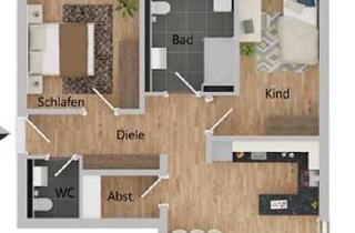 Wohnung mieten in Christian-Stamm-Weg, 78126 Königsfeld, Helle 3-Zimmer Wohnung mit Balkon im 2. OG in Königsfeld im Schwarzwald
