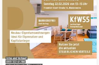 Wohnung kaufen in 97464 Niederwerrn, Niederwerrn - Besichtigung der Musterwohnung . Sonntag 22.02.2026 . 13-15 Uhr