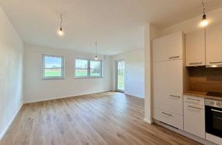 Wohnung kaufen in 94439 Roßbach, 150.000€ zu 1,01% KFW-Darlehen zugesichertNeubau-Erstbezug: Helle 2-Zimmer-Wohnung mit Süd-Terrass