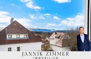 Wohnung kaufen in 82377 Penzberg, Raum für Ihre Ideen – gepflegte 3-Zimmer Altbauwohnung mit Loggia und Blick in die Alpen