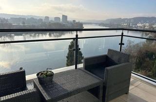 Penthouse mieten in 56072 Metternich, Möbliertes Penthouse mit spektakulärem Moselblick