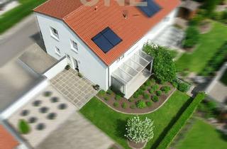 Doppelhaushälfte kaufen in 93133 Burglengenfeld, Moderne Doppelhaushälfte mit zwei Terrassen und Garten – Familientraum mit Burgblick