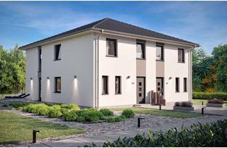 Doppelhaushälfte kaufen in 16341 Panketal, Neubau einer modernen Doppelhaushälfte in beliebter Lage in Panketal