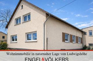 Haus kaufen in Kirchstraße 25, 55278 Ludwigshöhe, Mehrgenerationenhaus in naturnaher Lage von Ludwigshöhe