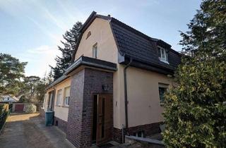 Doppelhaushälfte kaufen in 15738 Zeuthen, Massive Doppelhaushälfte, unterkellert, 644m² Grundstück, ruhige Lage in Zeuthen-Miersdorf