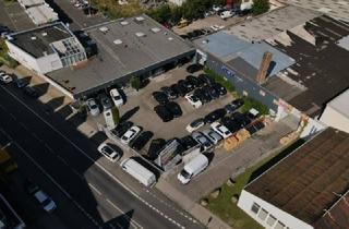 Anlageobjekt in 63165 Mühlheim, ***Exponiertes Gewerbe-Grundstück mit Halle, Büro, Showroom & Wohnungen***