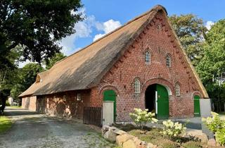 Immobilie mieten in 27607 Langen, Wohnen & Arbeiten auf Zeit im denkmalgeschützten Reetdachhaus