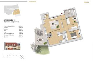 Wohnung kaufen in Pfinztalstr., 76227 Durlach, ***große 3 ZKBB mit Terrasse im EG, WE 2-5 zum Eigennutz od. Kapitalanlage***