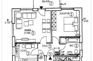 Wohnung kaufen in 48683 Ahaus, Zentrale Wohnung mit Balkon, Keller, Garage
