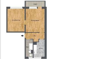 Wohnung mieten in 16761 Hennigsdorf, Charmante 2-Zimmer-Wohnung mit Balkon in ruhiger Lage am Waldrand – Hennigsdorf