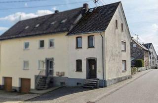 Einfamilienhaus kaufen in 56414 Meudt, Reihenendhaus mit Garage, Scheune & separatem Garten – Teilrenoviert