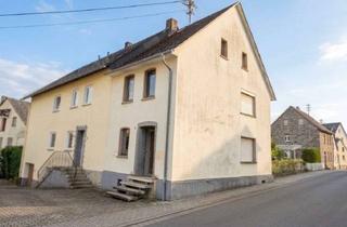 Einfamilienhaus kaufen in 56414 Meudt, Handwerker aufgepasst! Reihenendhaus mit Scheune, Garage & großem Potenzial