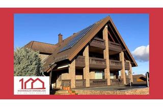 Mehrfamilienhaus kaufen in 56368 Katzenelnbogen, ***EINZIGARTIGES MEHRFAMILIENHAUS *** beeindruckende Holzarchitektur mit Maisonette-Highlight***