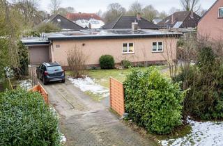 Haus kaufen in 26419 Schortens, Wohnen auf einer Ebene – sanierter Bungalow mit Wärmepumpe & großem Garten in Sillenstede
