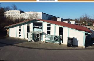 Gewerbeimmobilie kaufen in 84061 Ergoldsbach, Gewerbe-Investment in Niederbayern: Vermietetes Ensemble aus Halle und EFH-Altbestand