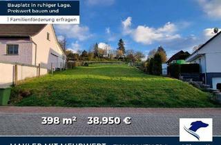 Grundstück zu kaufen in 63697 Hirzenhain, 398 m² Bauplatz für nur 38.950 €