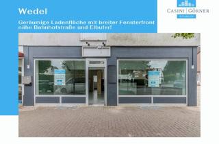 Geschäftslokal mieten in Bei Der Doppeleiche 3a, 22880 Wedel, Geräumige Ladenfläche mit breiter Fensterfront nähe Bahnhofstraße und Elbufer!