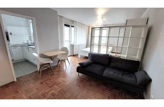 Wohnung mieten in 60598 Frankfurt, Frankfurt am Main - Großzügige moderne 1,5 Zimmer Wohnung mit Balkon - voll möbliert