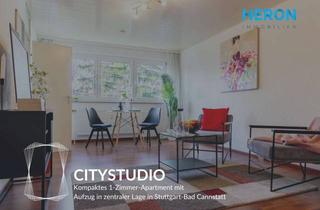 Wohnung kaufen in 70374 Bad Cannstatt, CITYSTUDIO - Kompaktes 1-Zimmer-Apartment mit Aufzug in zentraler Lage in Stuttgart-Bad Cannstatt