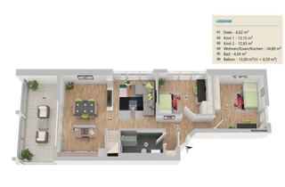 Wohnung kaufen in 85614 Kirchseeon, 4,5-Zimmer-Maisonette-Wohntraum in Kirchseeon | Neubau Erstbezug