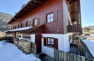 Wohnung kaufen in 83229 Aschau, Besondere Gartenwohnung mit ca. 83 m² Gesamtnutzfläche in traumhafter Alpenlage - Sachrang/Aschau