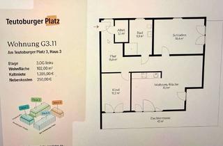 Penthouse mieten in Am Teutoburgerplatz, 58636 Iserlohn, Exklusive 3-Zimmer Penthouse-Wohnung mit Dachterrasse in Iserlohn