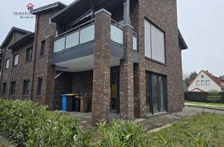 Wohnung mieten in 26169 Friesoythe, Exklusive Erdgeschoßwohnung mit EBK und großer Terrasse zu vermieten. KfW-40plus Standard.