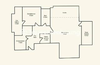 Tauschwohnungen in Tauschwohnungstraße, 18057 Kröpeliner Tor-Vorstadt, Tauschwohnung: Lichtdurchflutete Dachgeschosswohnung mit zwei Balkonen