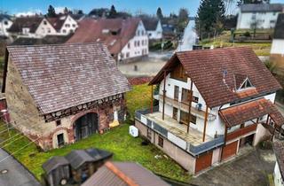 Haus kaufen in 69436 Schönbrunn, Großzügiges Zweifamilienhaus mit großer Scheune in Schwanheim