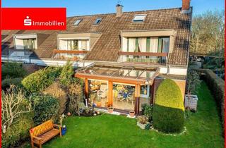 Reihenhaus kaufen in 22880 Wedel, WEDEL- stilvolles Endreihenhaus mit Wintergarten, Kamin & 3 PKW Parkplätzen