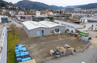 Büro zu mieten in 77716 Haslach, großzügige Hallen-/Produktionsfläche, Außenanlage und Bürofläche und 19 Parkplätzen
