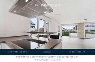 Wohnung kaufen in 65451 Kelsterbach, Moderne Maisonette Wohnung mit Garten & Balkon, KfW-70-Standard & 2 Stellplätzen in Kelsterbach