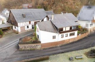 Haus kaufen in 53547 Roßbach, Fachwerkhaus mit Anbau und großer Scheune. Sanierung mit Substanz in Roßbach-Wied!