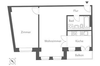 Wohnung mieten in Selchowstraße 24B, 12489 Adlershof, Großzügige Altbauwohnung mit Balkon und Einbauküche ab sofort bezugsfrei