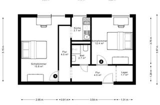 Wohnung mieten in 65929 Unterliederbach, 1-Zimmer in 2er WG in Frankfurt-Unterliederbach mit EBK