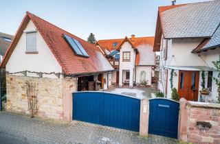 Haus kaufen in 67377 Gommersheim, Ehemaliger Dreiseitenhof – Mediterranes Wohnen in großzügigem Haupthaus & zwei weiteren Wohnungen