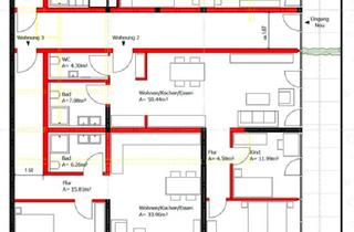 Wohnung kaufen in 75179 Pforzheim, Pforzheim - Preisknaller! 3 projektierte Wohnungen zur Entwicklung