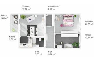 Wohnung kaufen in 86152 Augsburg, Augsburg - Traumlage am Frohnhof - 3 Zimmer Wohnung