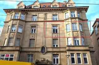 Wohnung kaufen in Hölderlinplatz, 70193 Stuttgart, Stuttgart - Provisionsfrei! Charmante 3-Zi.-Jugendstil-Whg m. Balkon am Hölderlinplatz (Stgt-West)