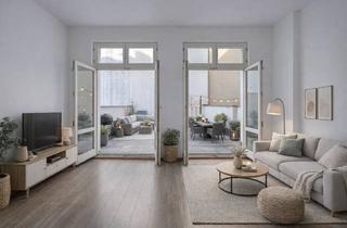 Wohnung kaufen in 10247 Friedrichshain, Bezugsfreie 2- 3 Zimmer Altbauwohnung mit ca. 44 m² Terrasse in bester Lage von Friedrichshain