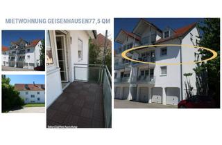 Wohnung mieten in Lorenzerstraße 16, 84144 Geisenhausen, Helle 3-Zimmer-Wohnung mit Balkon im 2. OG in Geisenhausen