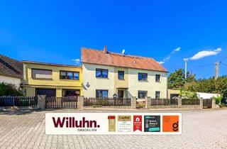 Haus kaufen in 04889 Schildau, 1-2-Familienhaus mit großem Garten und Obstgehölz | Idyllische Lage | Glasfaser | Brunnen & Garagen