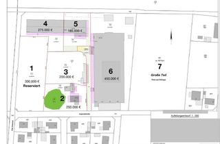 Gewerbeimmobilie kaufen in Imperialstr. 100, 32257 Bünde, 7 einzelne Parzellen Garagenpark Baugrundstück Gewerbegrundstück Gewerbehalle Wohnhaus
