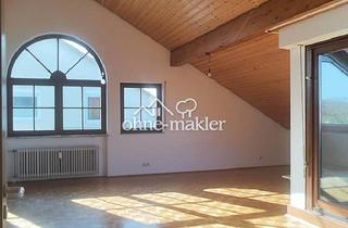 Wohnung kaufen in 76337 Waldbronn, Provisionsfrei&bezugsfrei, nahe KA: 4-Zi.-DG-Whg.m.hohen Decken, Loggia&TL-Bad, Waldbronn-Busenbach