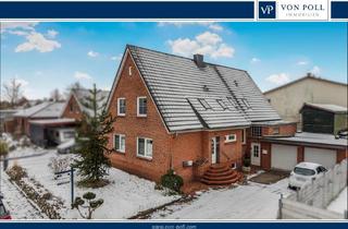 Einfamilienhaus kaufen in 24782 Büdelsdorf, Großzügiges Wohnhaus mit Anbau, Garten und flexibler Nutzung in Büdelsdorf