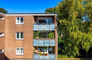 Wohnung kaufen in 24939 Flensburg, Vermietete ETW in der Westlichen Höhe: 2-Zi., ca. 71 m² Wfl., TG-Stellplatz & sonnige Loggia!
